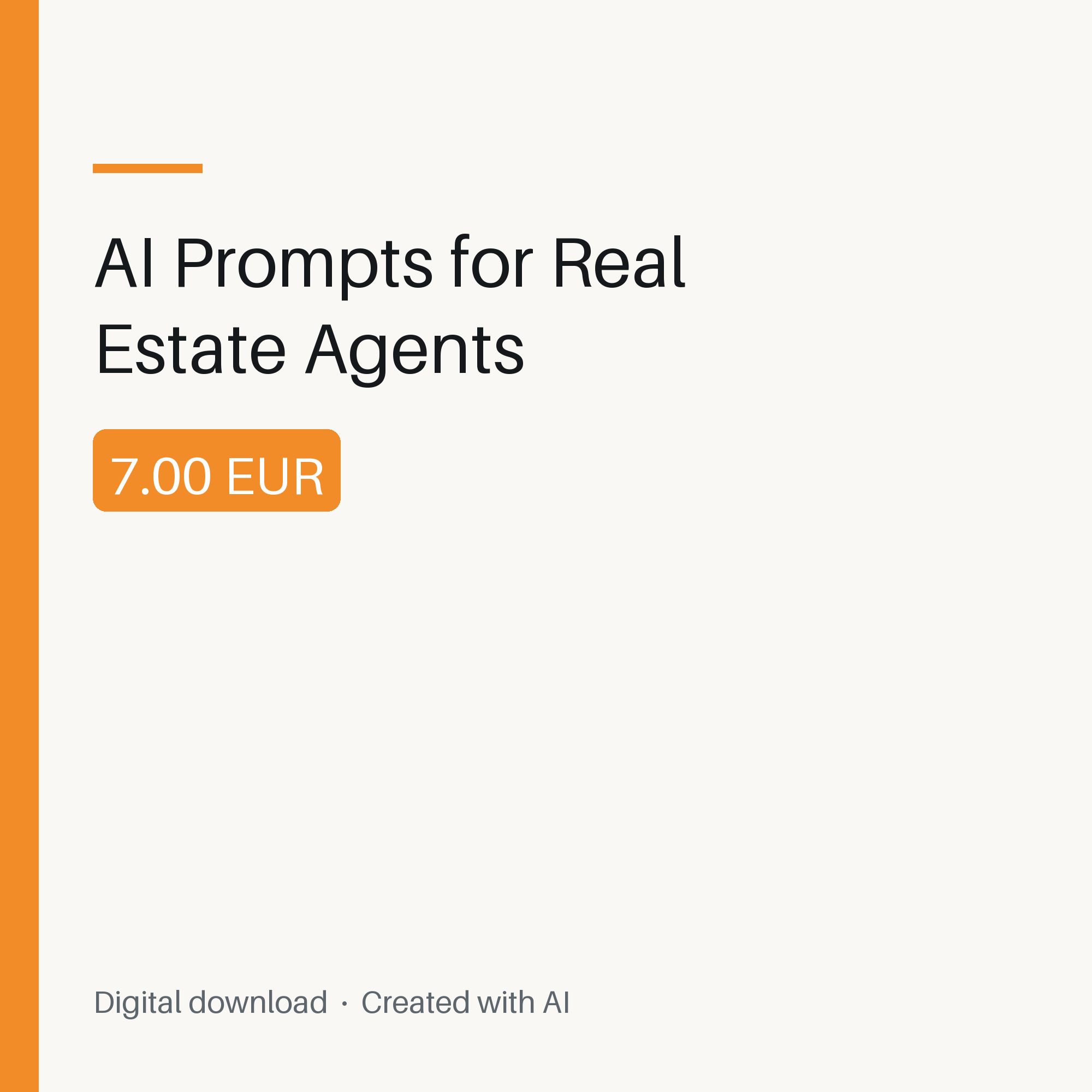 AI Prompts for Real Estate Agents